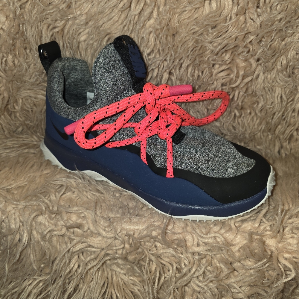 Nike Blue and Pink Sneakers Modern Athletic Design